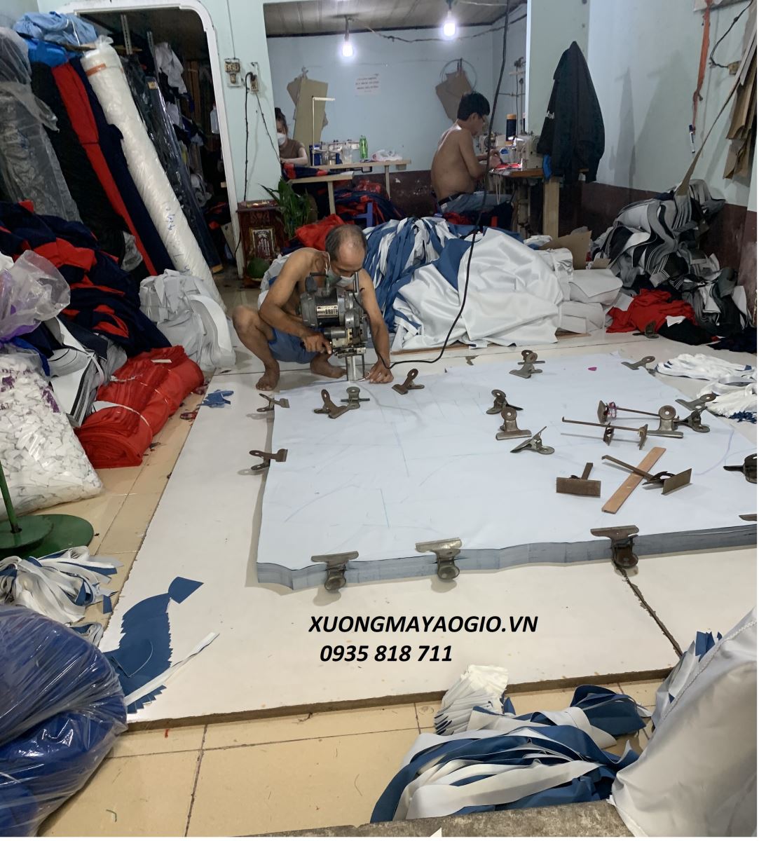 CƠ SỞ MAY ÁO GIÓ TP HCM